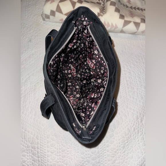 Vera Bradley Black Tote Bag - Picture 4 of 9